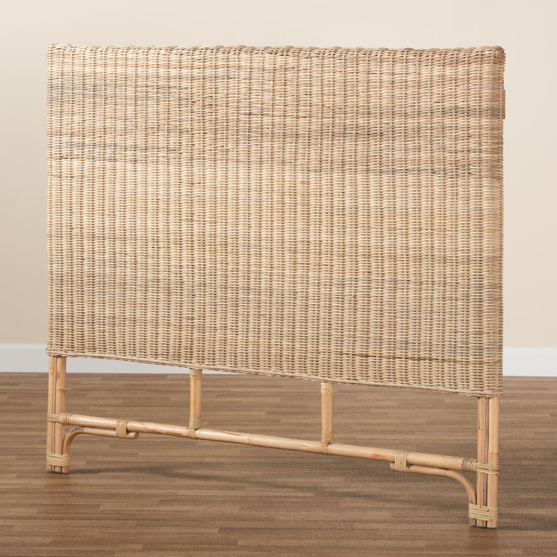 Bayou Breeze Huffaker Queen Wicker Rattan Panel Headboard Reviews Wayfair